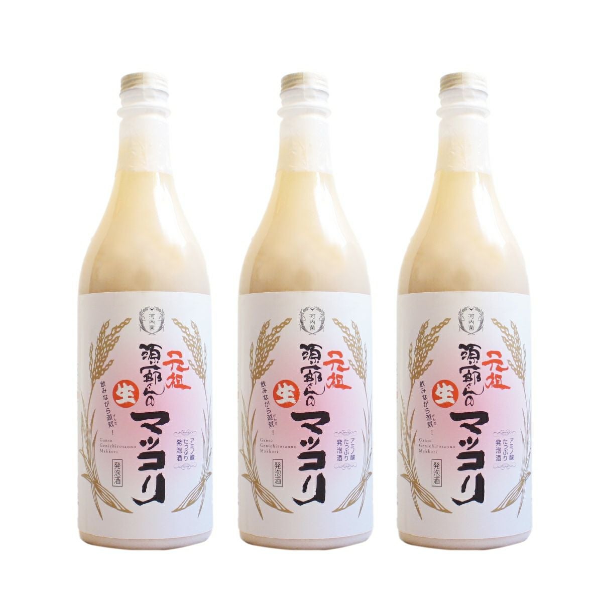 定期購入】元祖 源一郎さんの生マッコリ(900ml) 3本セット New | 焼酎